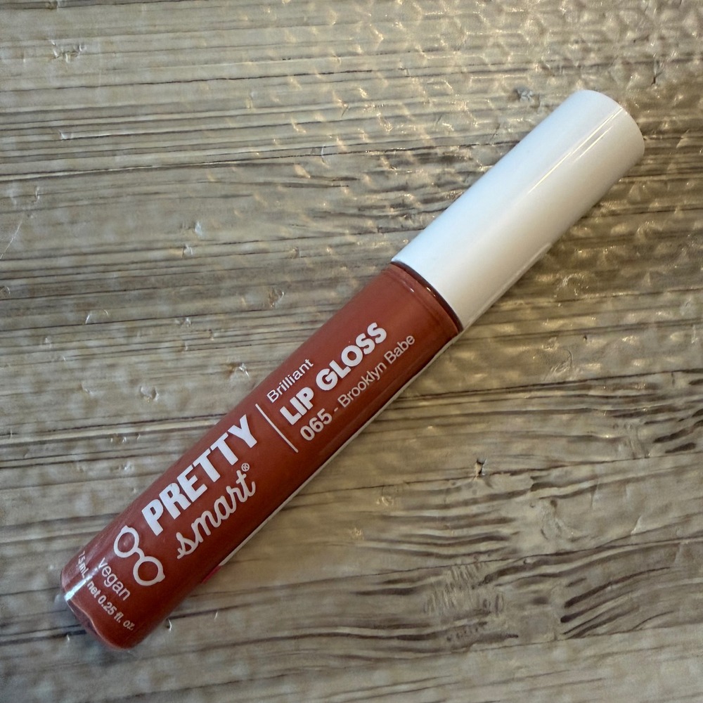 Pretty Smart Brilliant Lip Gloss Womens 0.25oz 065 Brooklyn Babe Vegan Pink